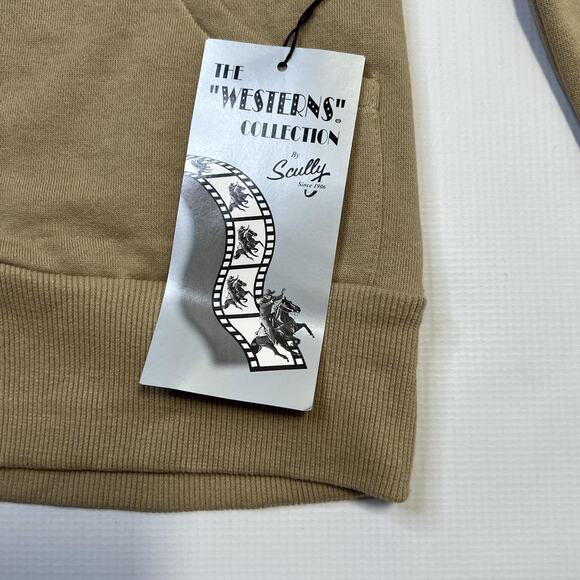 Scully Jacket Womens Medium Khaki Westerns Collection Embroidered Floral Zip Up - Picture 9 of 11